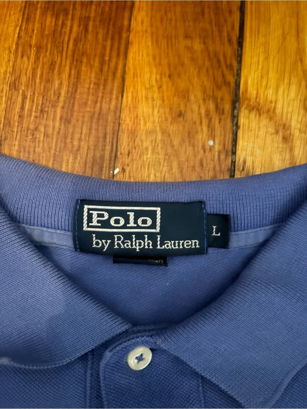 Ralph Lauren Men’s Blue Polo with Pink Pony